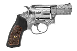 Ruger SP101 Deluxe 357 Magnum Revolver has a stainless steel finish